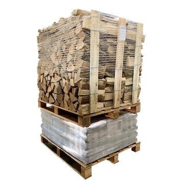 Bûches Nuit + Box de Bois de Chauffage 25 cm Combiné 3 Stères